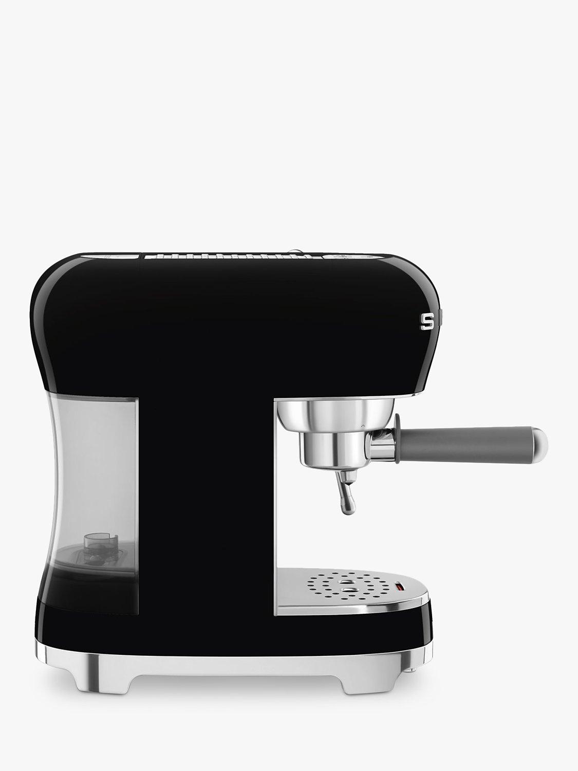 Smeg ECF02BLUK Ground Espresso Coffee Machine 1350W 15 Bar - Black/Grey