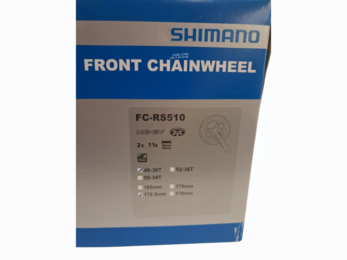Shimano FC-RS510 11-Speed 46/36T Front Road Bike Chainset 172.5mm - Black