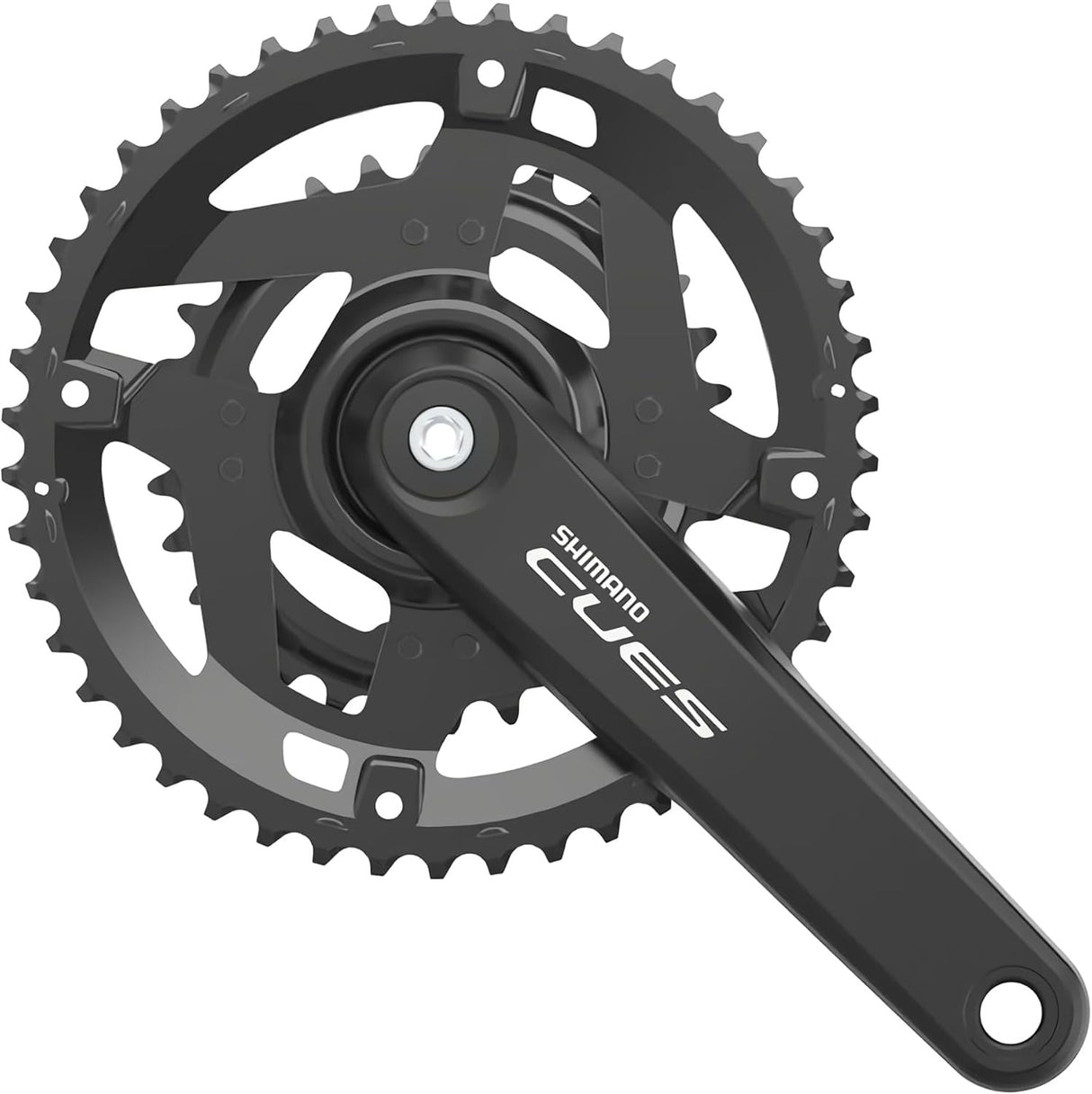Shimano Bike Parts Cues FC-U4010-2 9/10 Speed 46-30T 170mm Crankset - Black