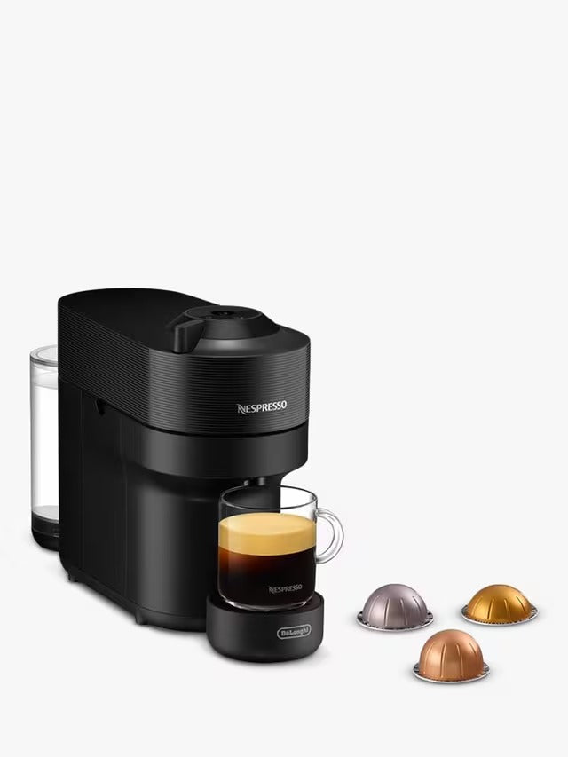 Nespresso by De'Longhi Vertuo Pop Compact Coffee Pod Machine 19bar - Black