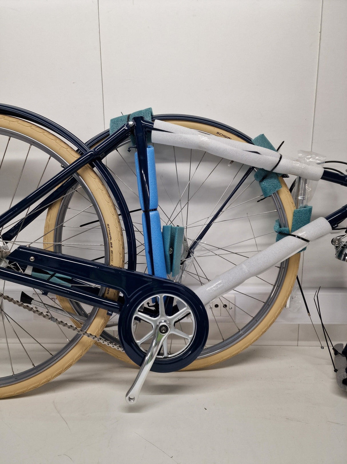 Pashley Briton Mens 5-Speed Classic City/Commuter Bike - Oxford Blue - 20.5"