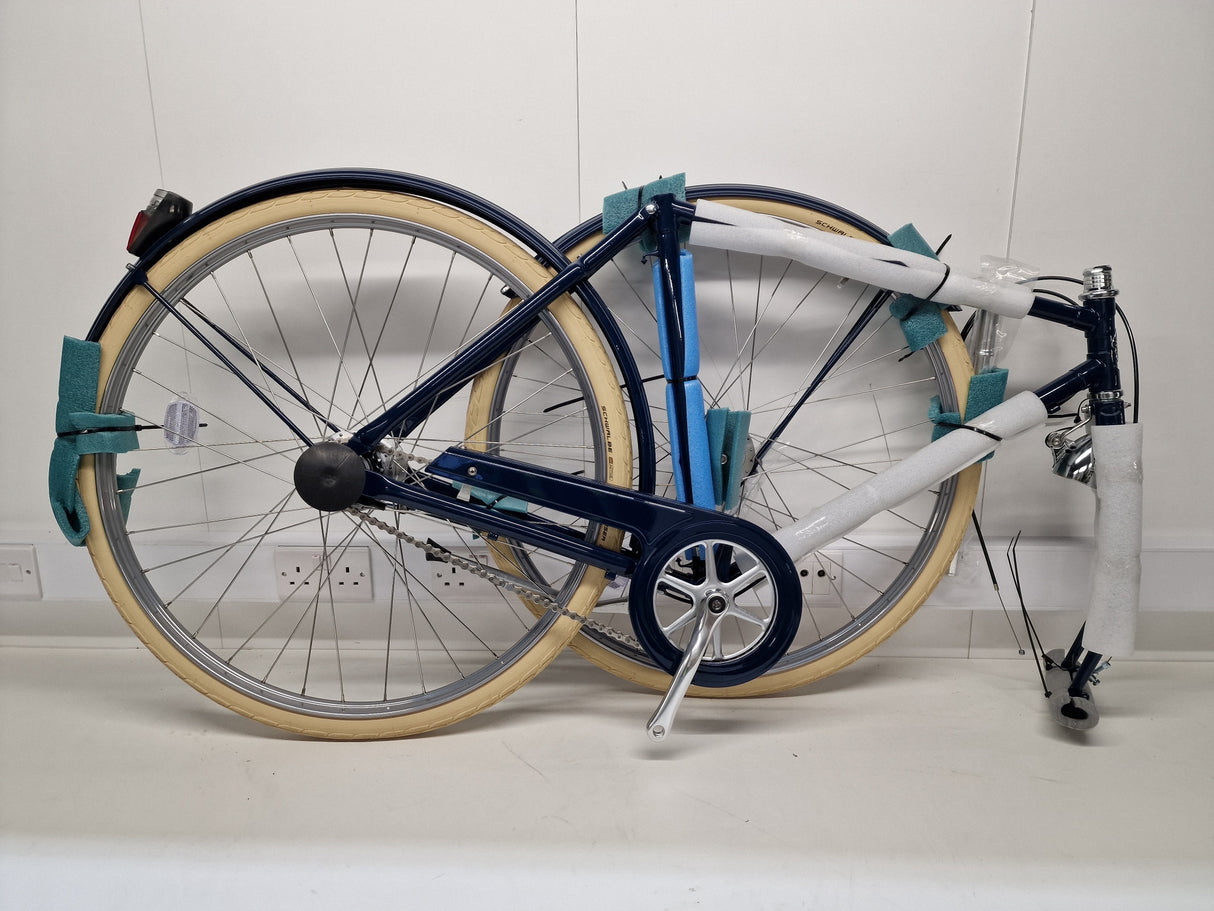 Pashley Briton Mens 5-Speed Classic City/Commuter Bike - Oxford Blue - 20.5"