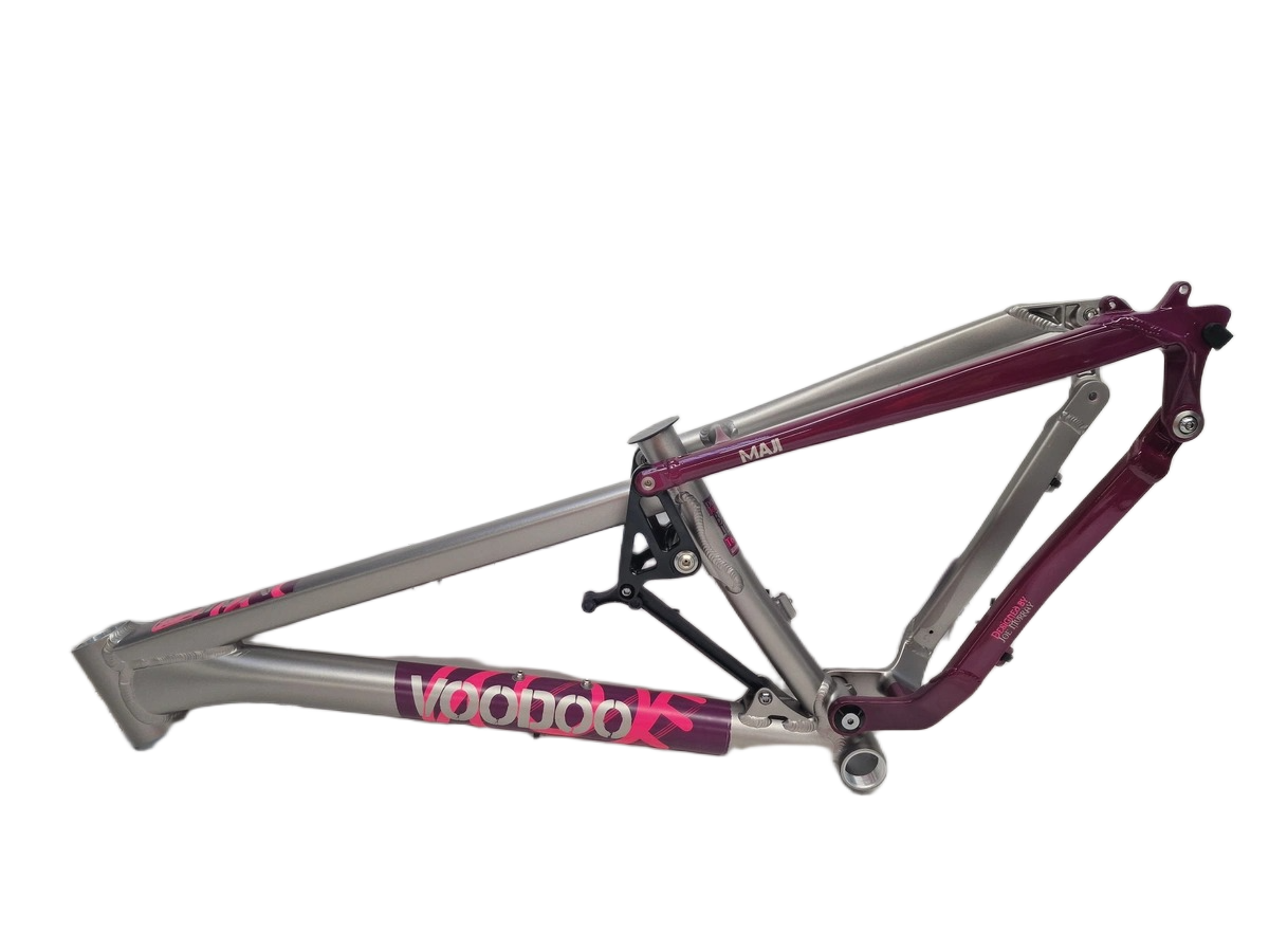 Voodoo Maji 2015 Women's Mountain Bike Alloy Frame Only - Grey/Purple - 14''