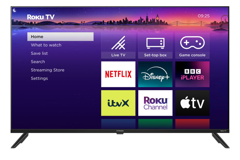 Vitado F40AR5GV LED LCD Full HD 1080p Dolby Audio 40'' Smart Roku TV - Black