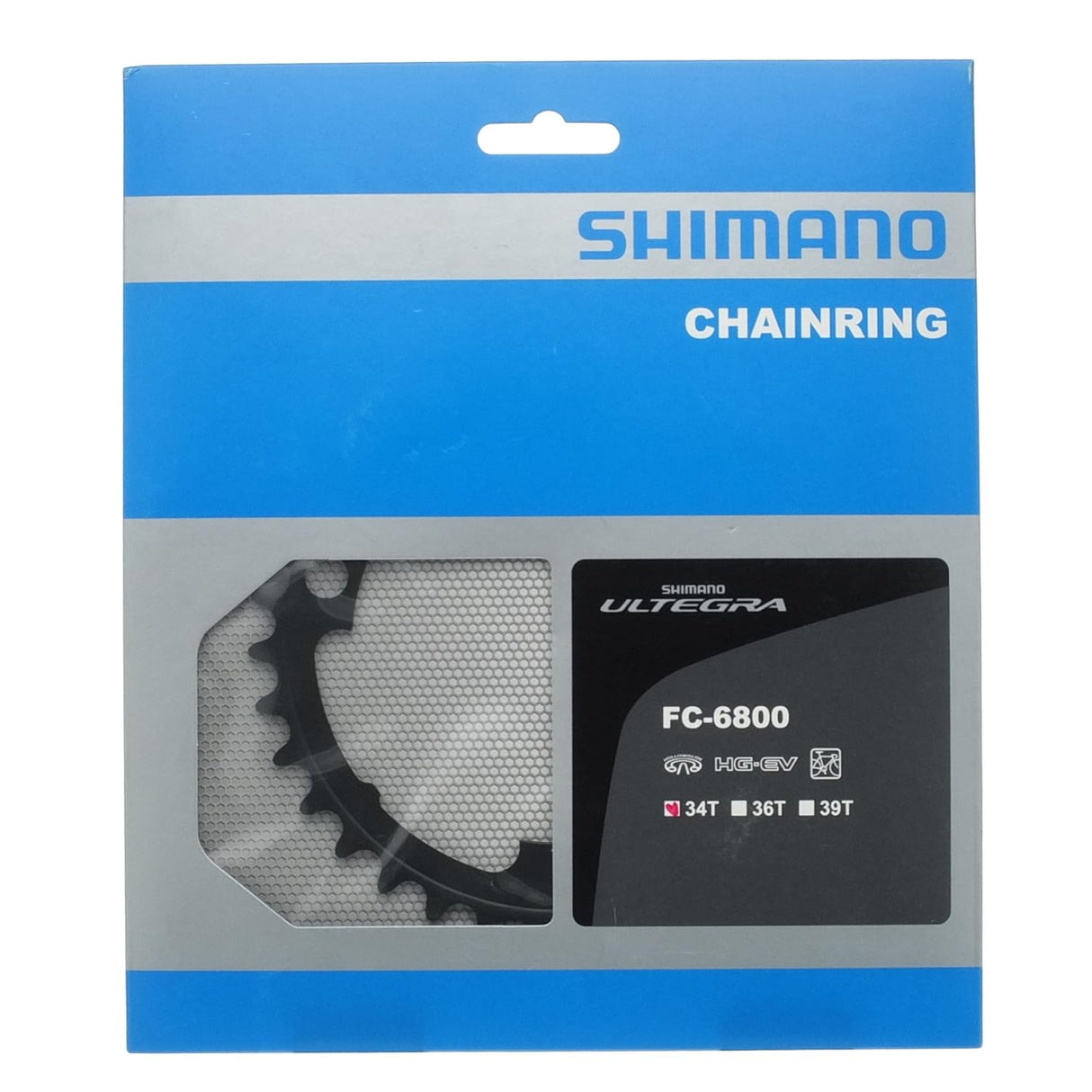 Shimano Ultegra FC-6800 34T MA Inner Chainring 11 Speed Road Bike - Black
