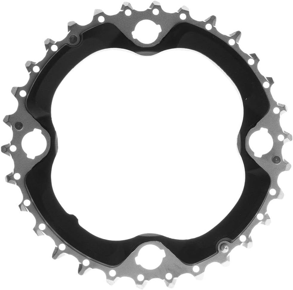 Shimano Deore FC-M6000 40T 96mm BCD 10 Speed Triple Outer Chainring - Black