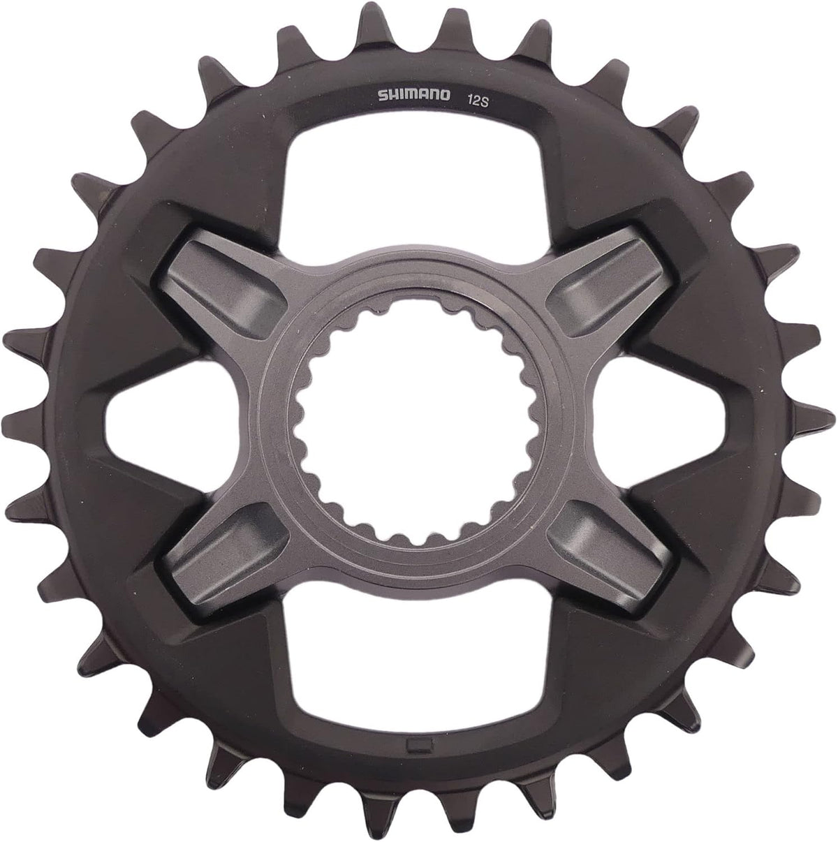 Shimano SLX SM-CRM75 Aluminium 34T 12-Speed Direct Mount Chainring - Black