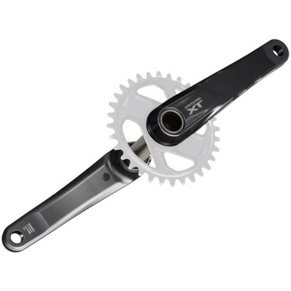 Shimano Spares FC-M8200 XT 12-Speed 55mm Crank Arm Set without Ring - Black