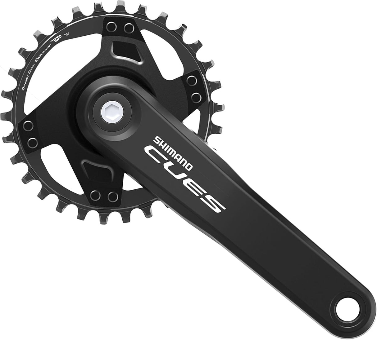 Shimano Bike Parts FC-U4000 CUES Chainset for 9/10/11-Speed 170mm 30T -Black