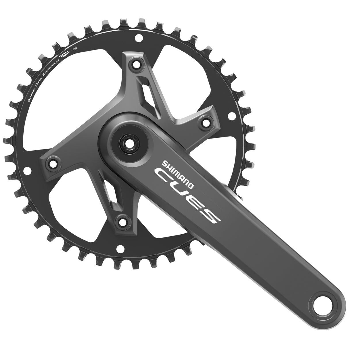 Shimano CUES FC-U6000 42T 170mm 1x Crankset 9/10/11 Speed Hollowtech II