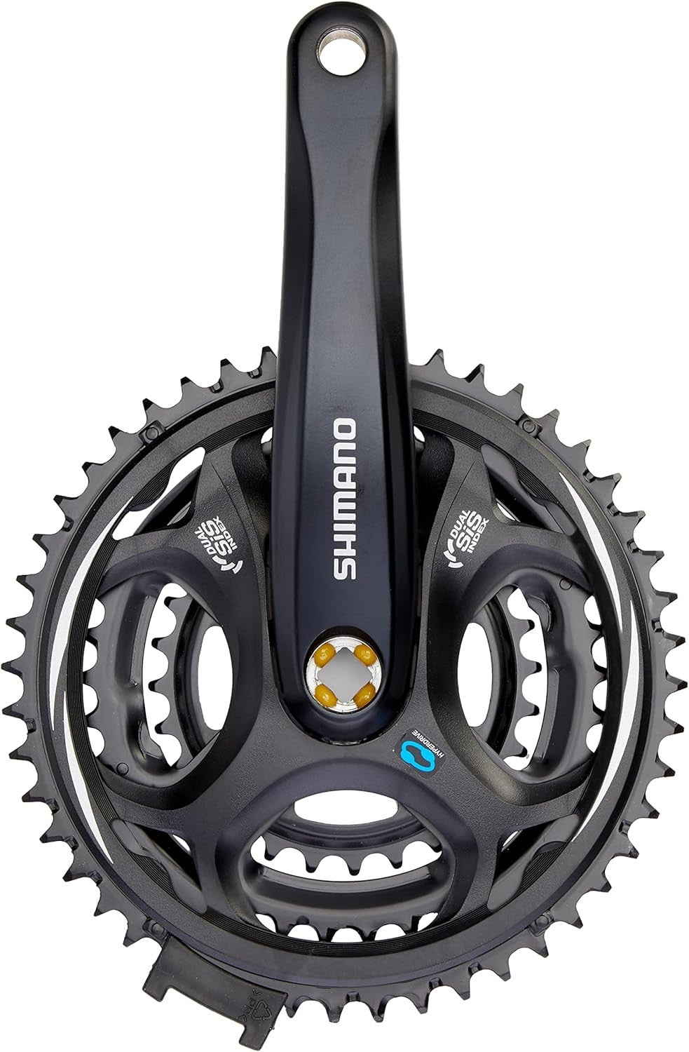 NEW Shimano Spares FC-M311 48-38-28T 175mm w/o CG Crank Front Chainwheel - Black