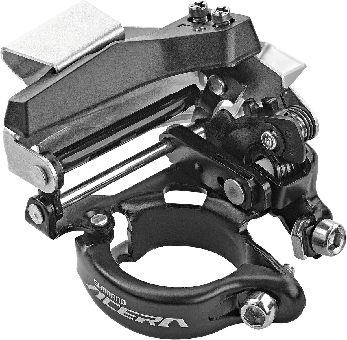 Shimano Acera FD-T3000-2 9-Speed Double Dual Pull Front Derailleur - Silver