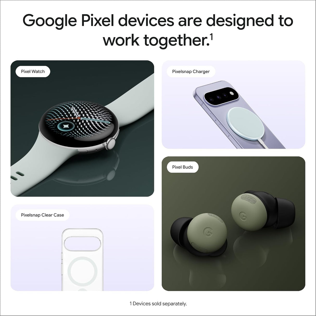 Google Pixel 11 5G 6.3" Smartphone 256GB 12GB RAM SIM-Free Unlocked - Frost