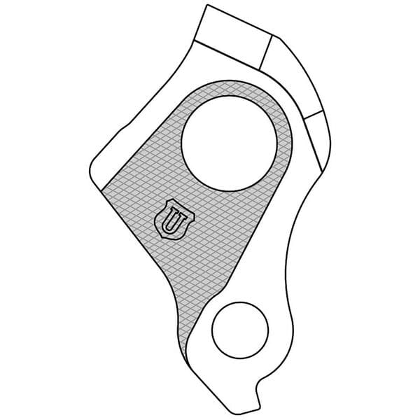 M Part GH-399 SRAM UDH Alloy Universal Gear Derailleur MTB Hanger - Black