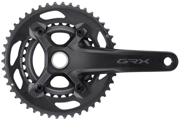 Shimano GRX FC-RX600 2x10-Speed 172.5 mm Bike Front Chainwheel - Black