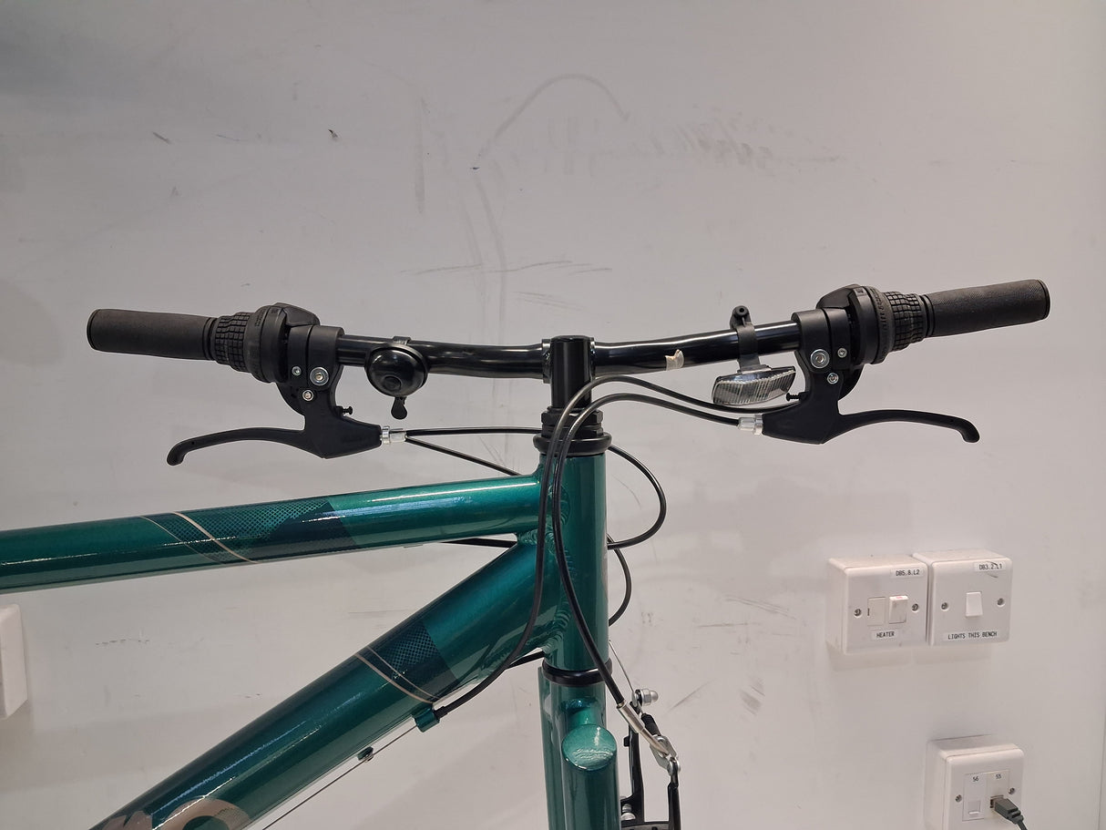 Apollo Cosmo Womens 18-Speed V-Brakes Hybrid Bike - Medium - Metallic Aqua