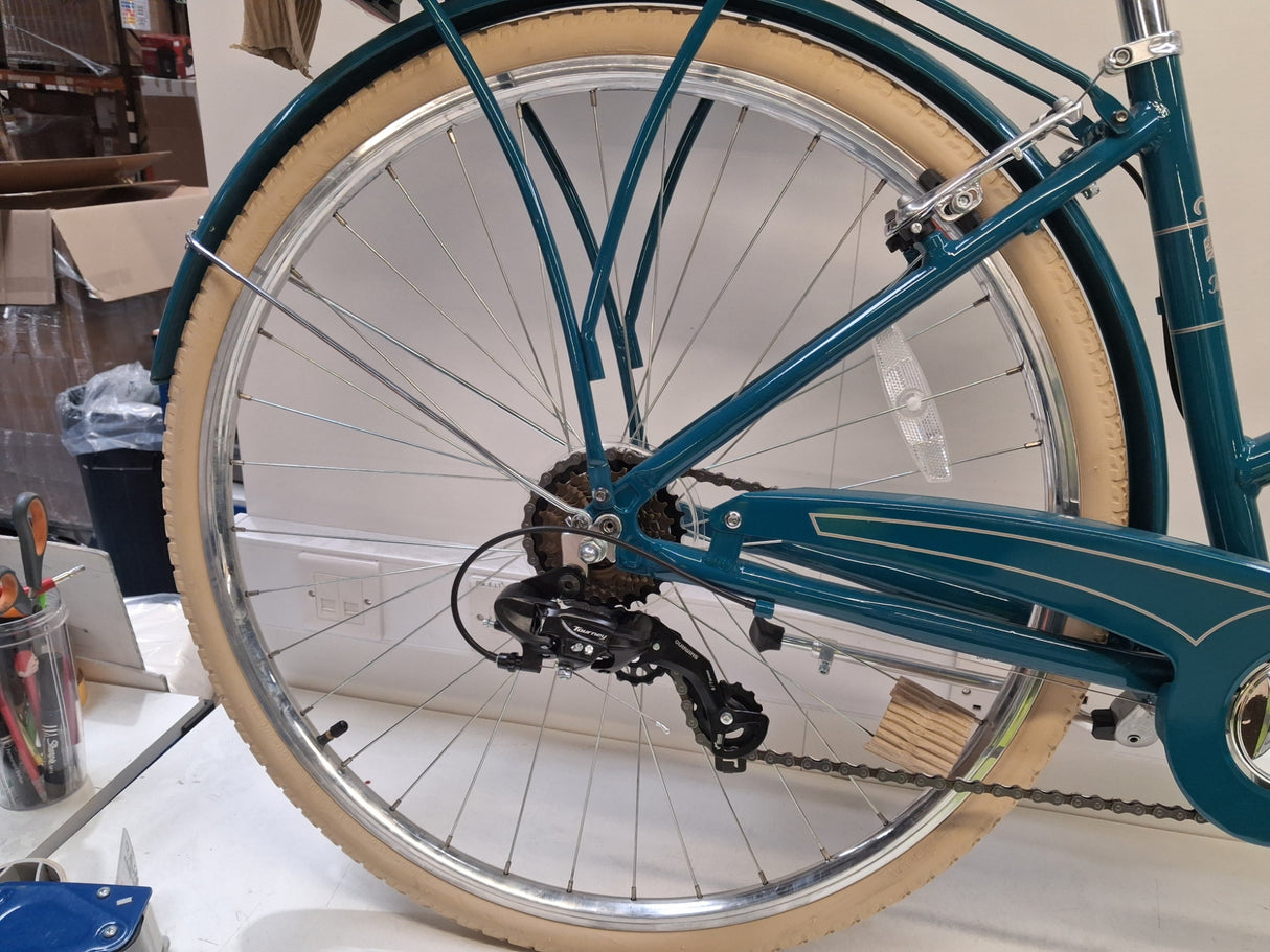 Pendleton Women's Somerby 7-Speed V-Brake Hybrid Bike - Teal - Small 17"