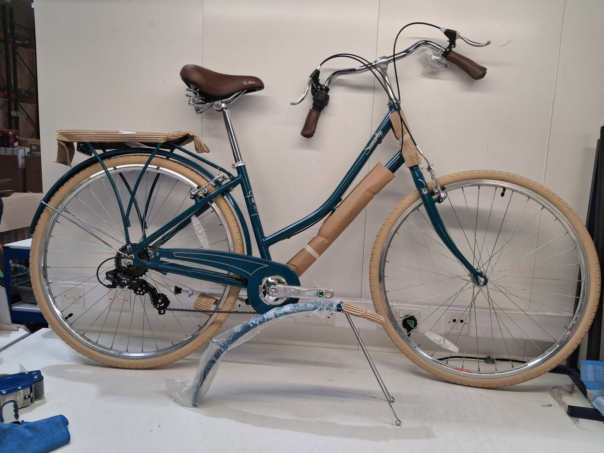 Pendleton Women's Somerby 7-Speed V-Brake Hybrid Bike - Teal - Small 17"