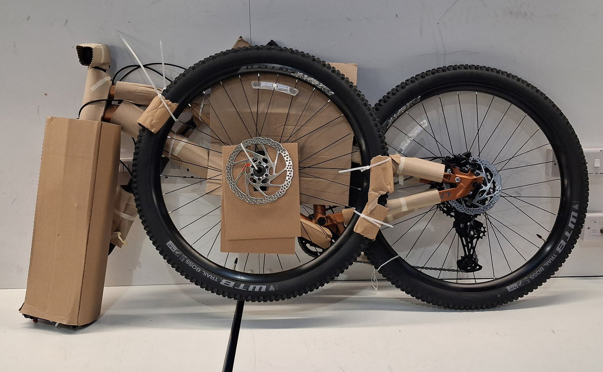 Carrera Titan X 2025 Unisex 10 Speed Mountain Bike - Orange - Large Frame