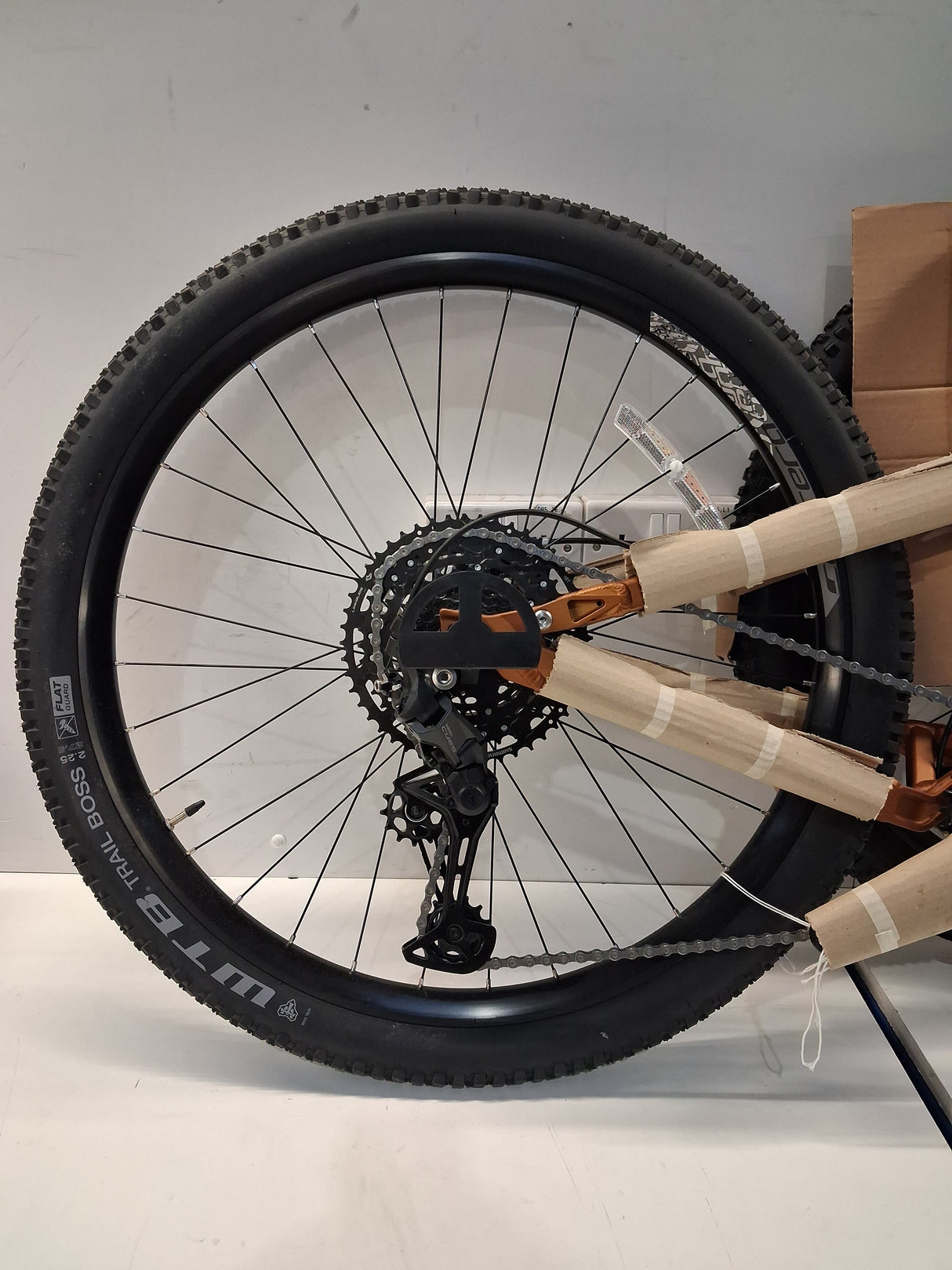 Carrera Titan X 2025 Unisex 10 Speed Mountain Bike - Orange - Large Frame