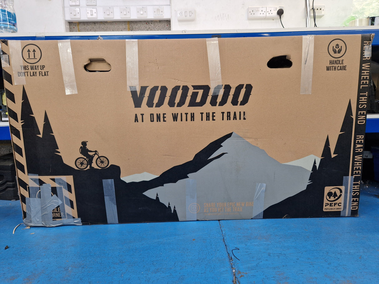 Voodoo Braag Men's Front Suspension 9-Speed Mountain Bike - Black - Size XL