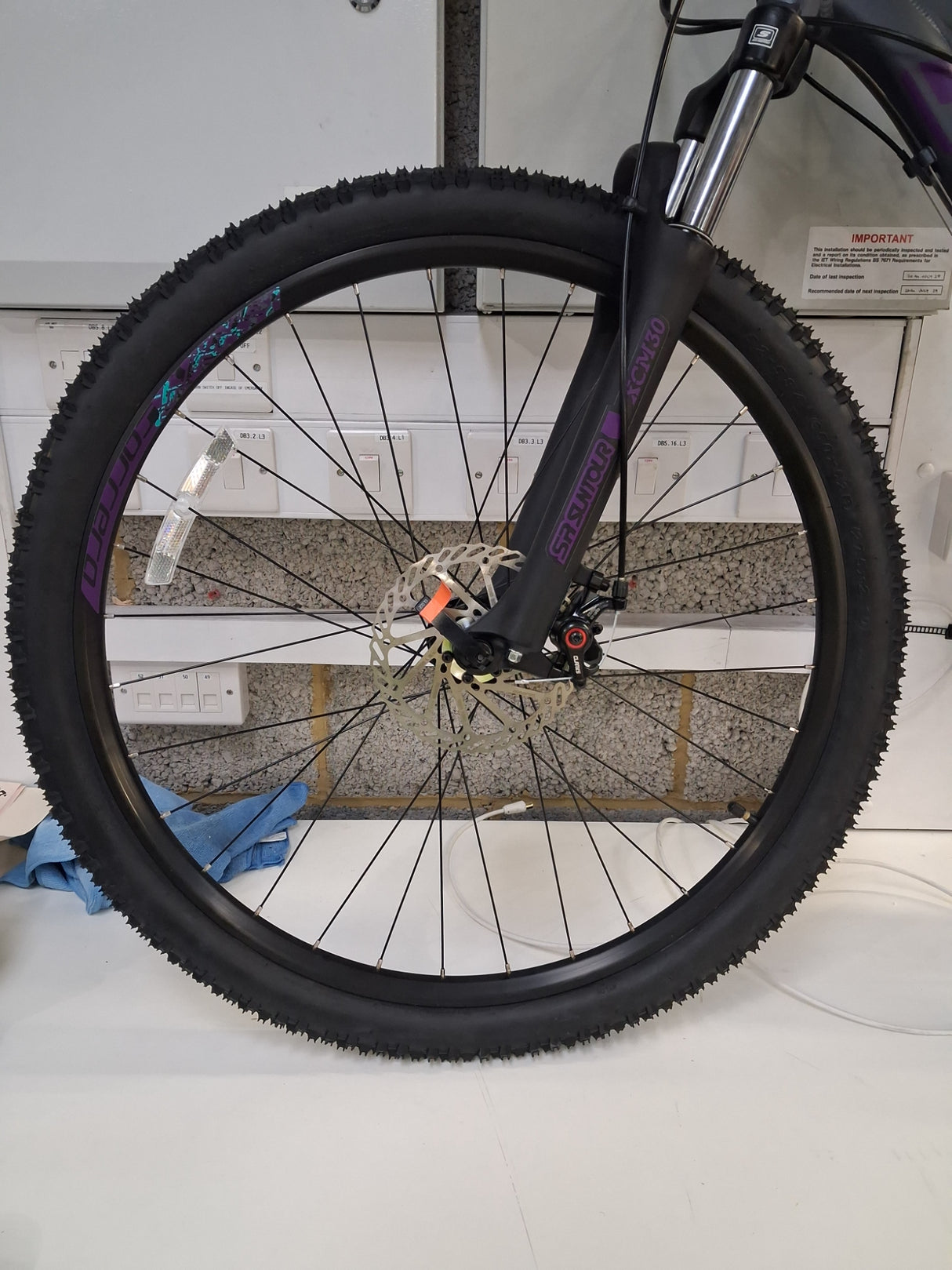 Carrera Vengeance Disc Womens 16-Speed Mountain Bike - Grey - Small 14''