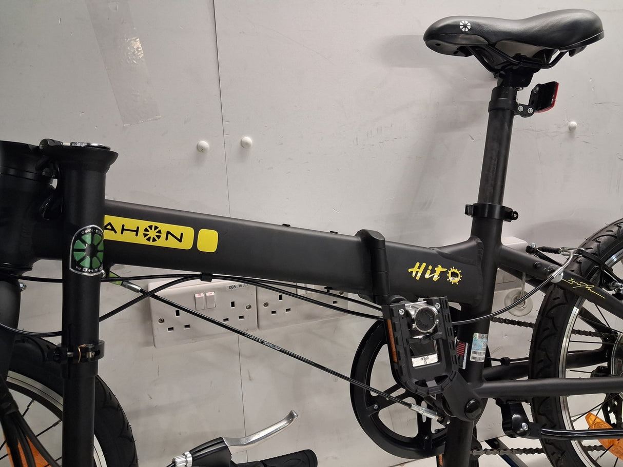 Dahon Hit 20" Wheels 11.6 kg Compact Unisex Matt Black Commuter Folding Bike