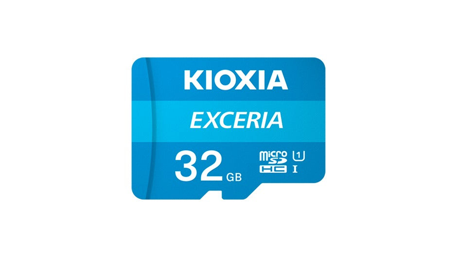 Kioxia Exceria Memory Card 32GB MicroSDHC U1 Class 10 UHS-I 100MB/s - Blue