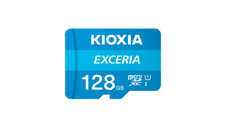 Kioxia Exceria Memory Card 64GB MicroSDXC Class 10 UHS-I U1 100MB/s - Blue
