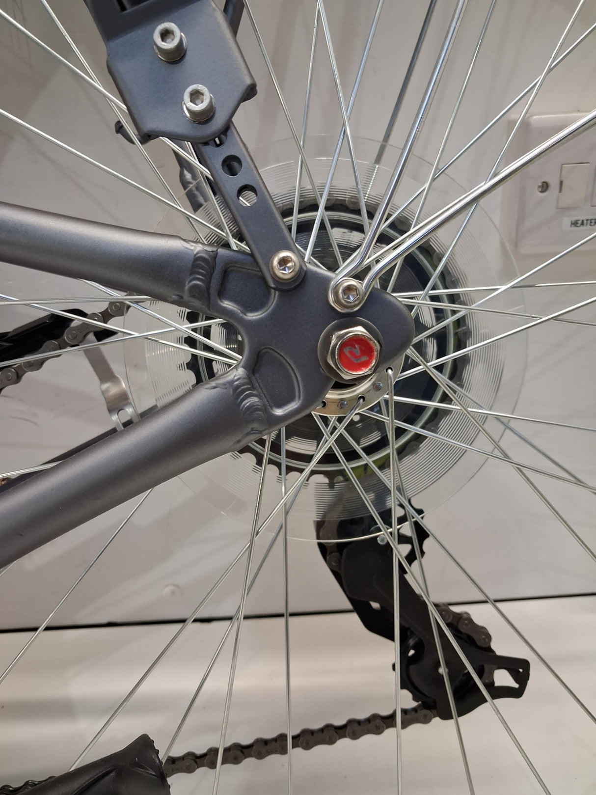 Raleigh Pioneer Tour Low Step Women's Hybrid Bike - Blue/Grey - 15" Frame