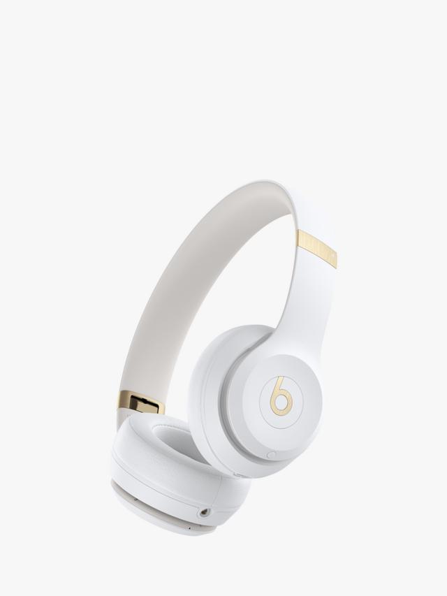 Beats Solo 4 Wireless Bluetooth On-Ear Headphones with Mic/Remote - White