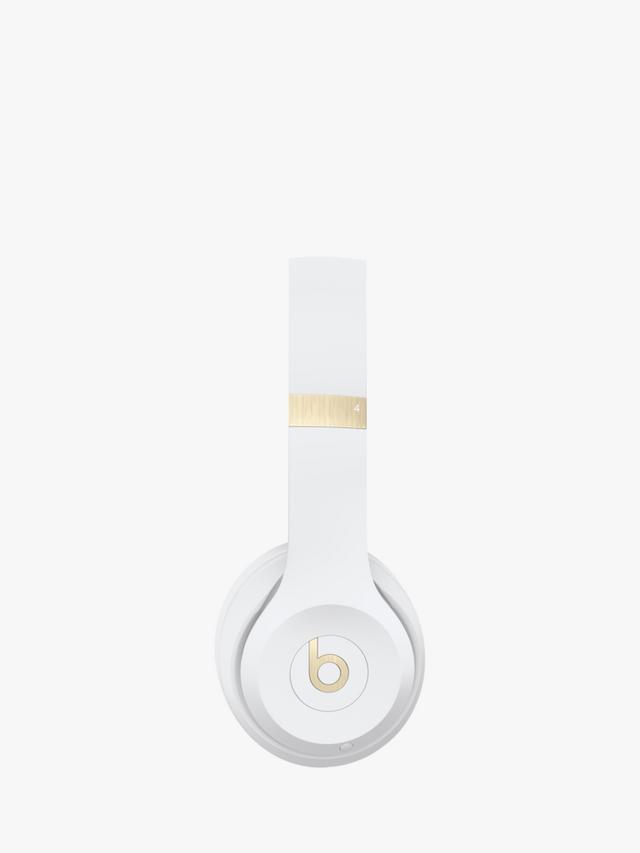 Beats Solo 4 Wireless Bluetooth On-Ear Headphones with Mic/Remote - White