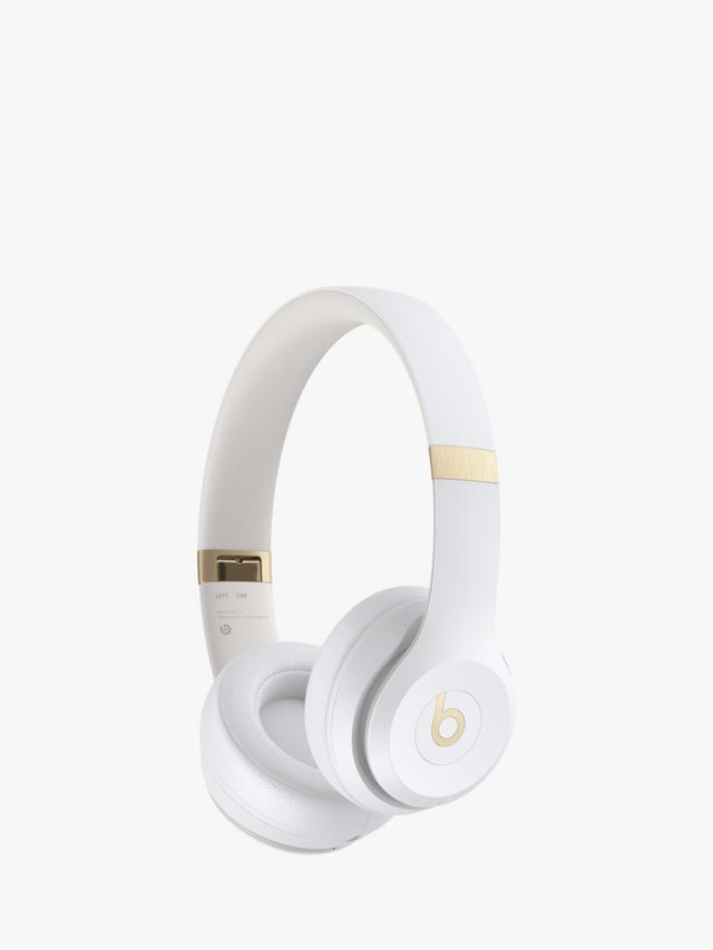 Beats Solo 4 Wireless Bluetooth On-Ear Headphones with Mic/Remote - White