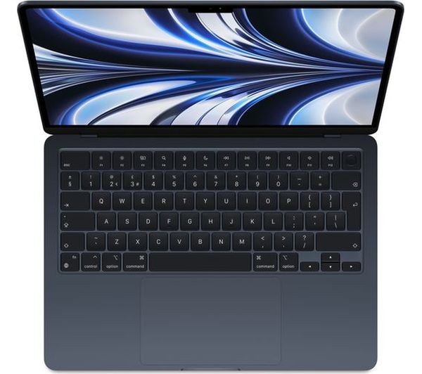 Apple MacBook Air 2022 13.6" 256GB SSD 16GB RAM M2 Chip Laptop - Midnight