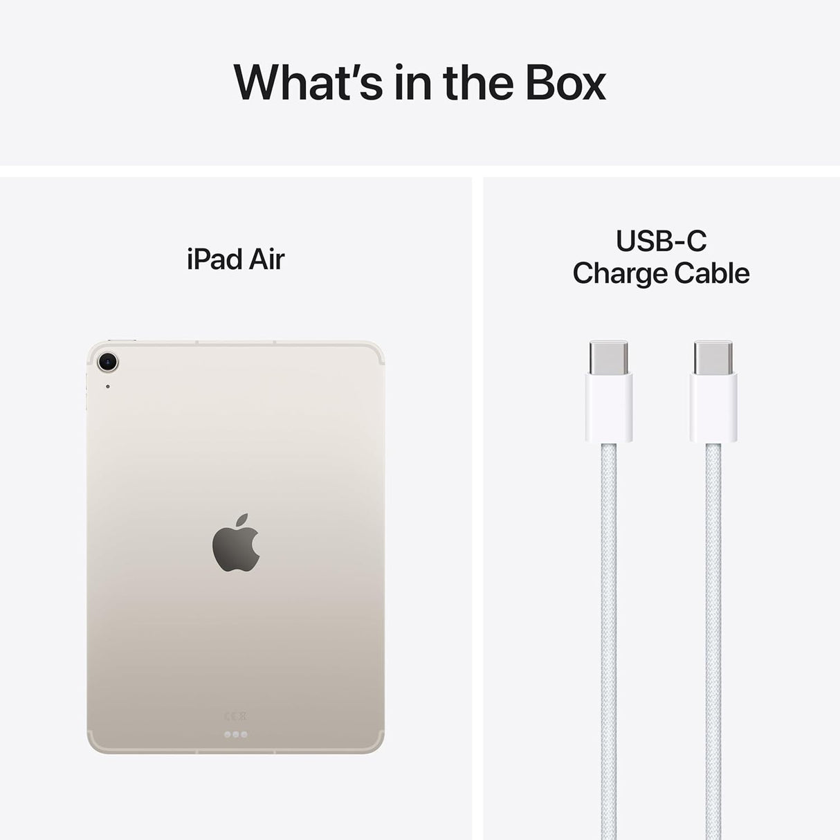 Apple iPad Air 2025 512GB 11" Wi-Fi + Cellular iPadOS Tablet - Starlight