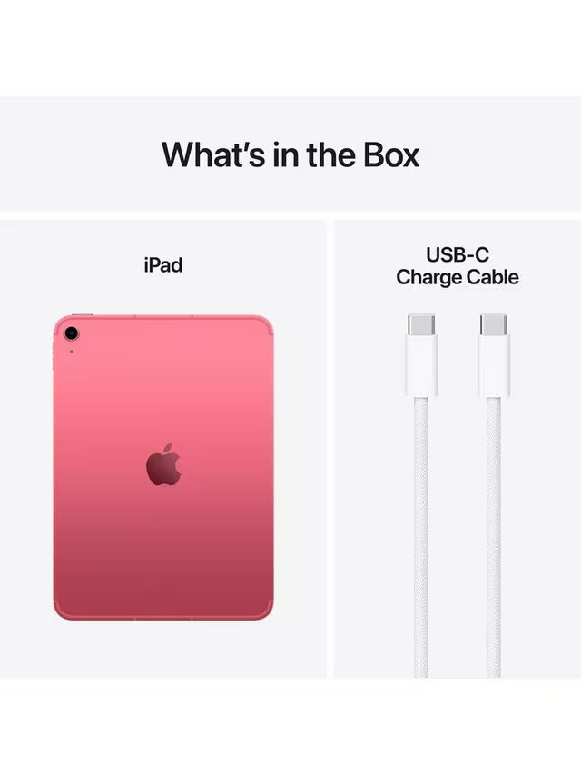 Apple iPad 2025 11" A16 Chip iPadOS Wi-Fi & Cellular 128GB Tablet - Pink