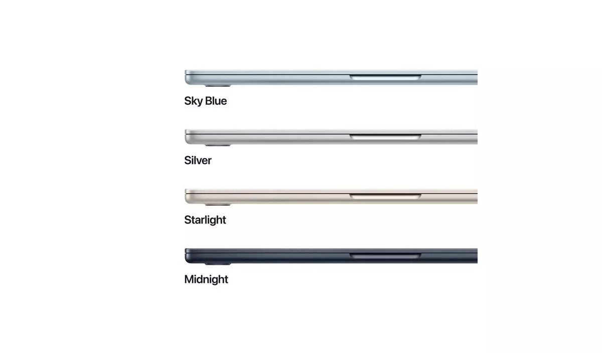 Apple MacBook Air 13.6" (2026) MacOS M5 512GB SSD 16GB RAM Laptop - Sky Blue