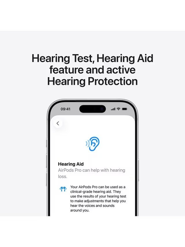 Apple AirPods Pro 3 Wireless NC Headphones with MagSafe Case (USB-C) - White