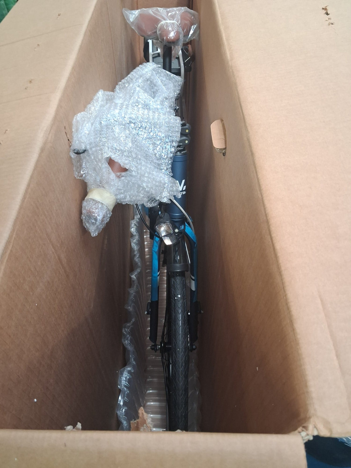 Wayscral Bicycle by Michelin Unisex 7-Speed Aluminium City Bike 28" - Blue
