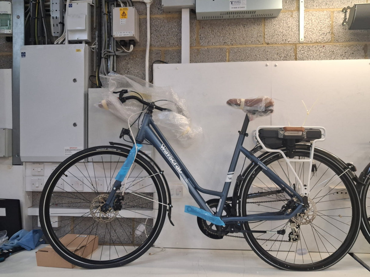 Wayscral Bicycle by Michelin Unisex 7-Speed Aluminium City Bike 28" - Blue