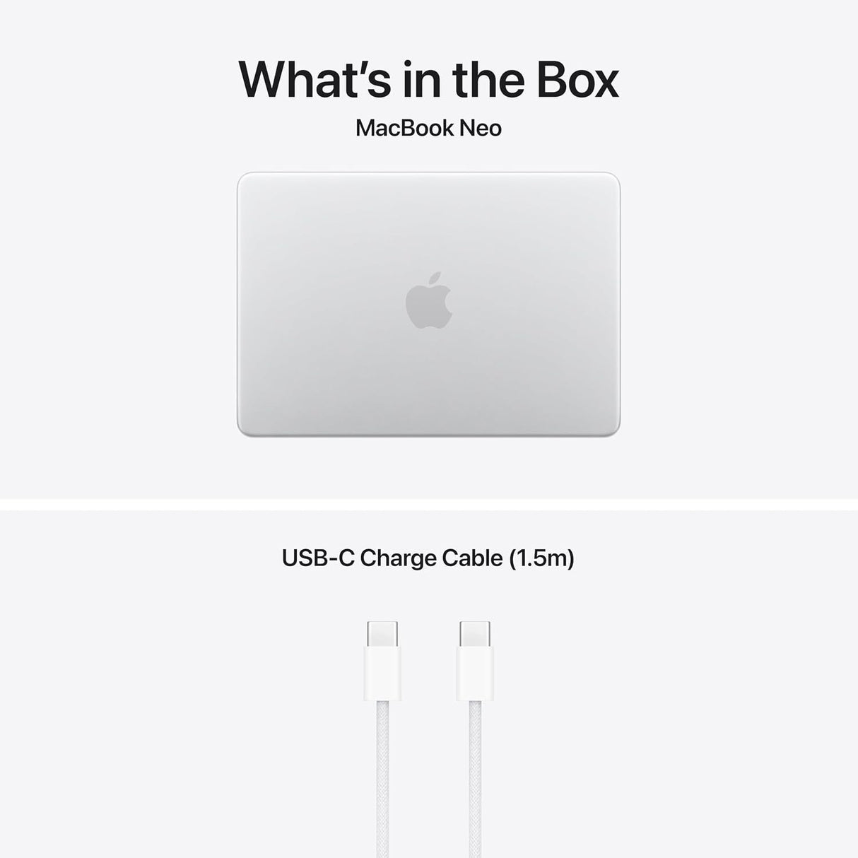 Apple MacBook Neo 13" (2026) A18 Pro MacOS 256GB SSD 8GB RAM Laptop - Silver