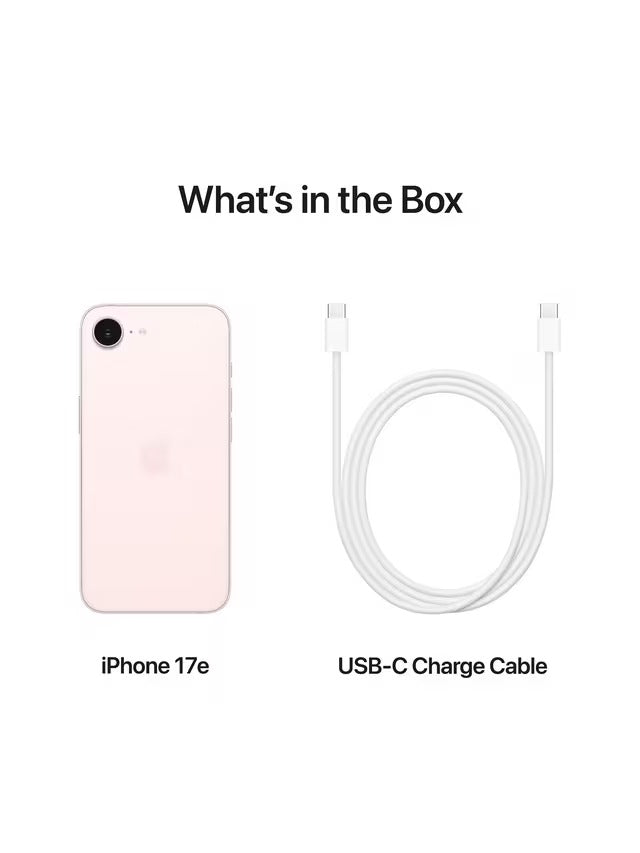 Apple iPhone 17e A3634 256GB 6.1in Unlocked 5G OLED Smartphone - Soft Pink