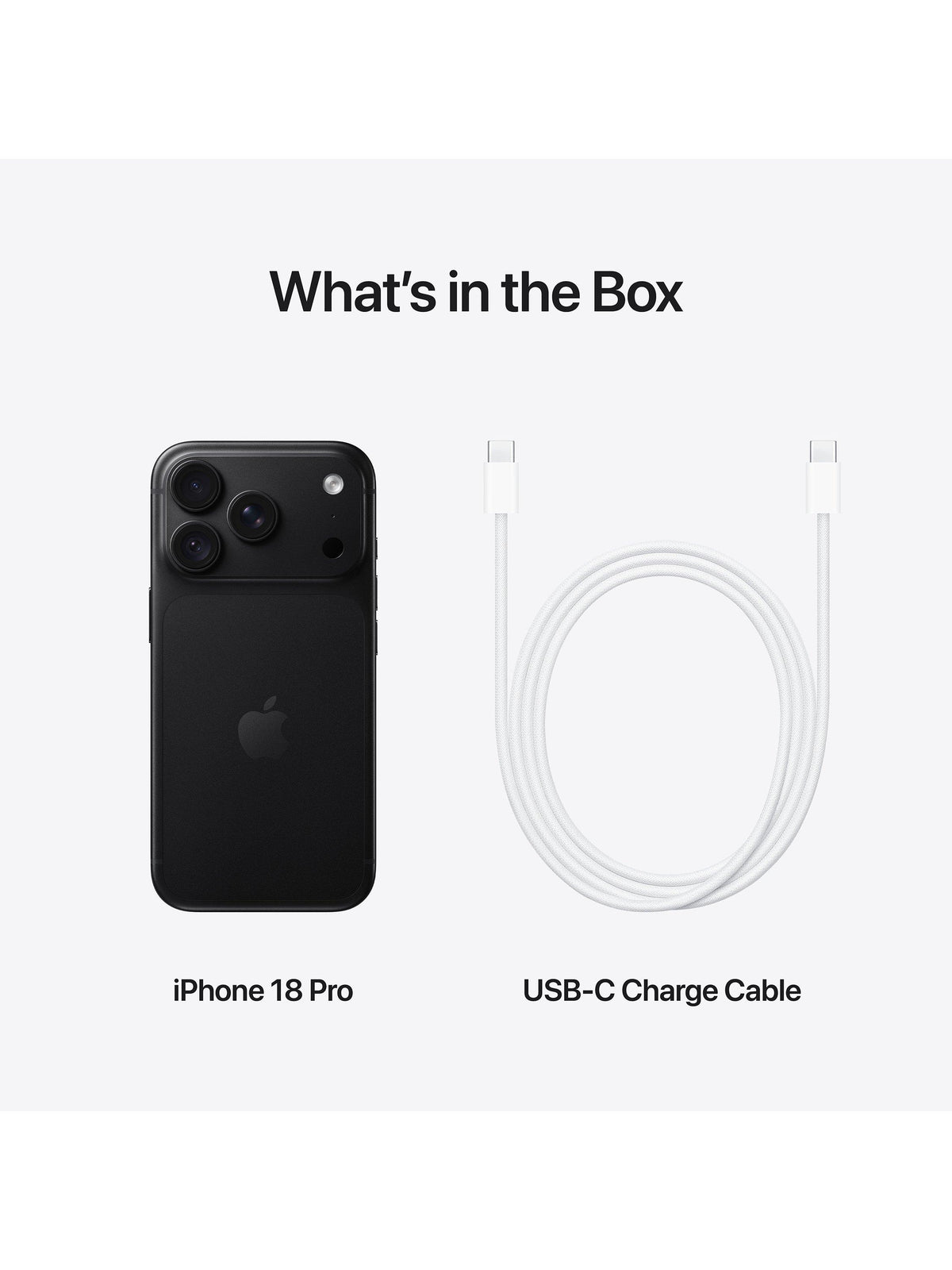 Apple iPhone 18 Pro 256GB 5G XDR OLED SIM+eSIM Unlocked Smartphone - Black