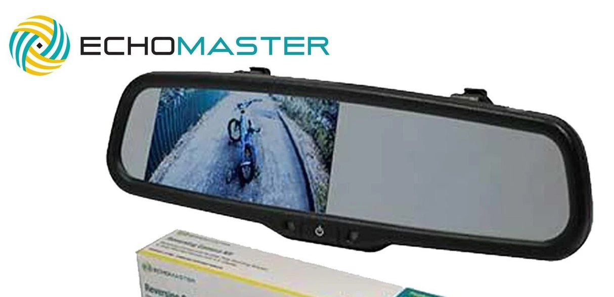 EchoMaster MMCK-43-BRK Dynamic Number Plate Reverse Car Camera Kit - Black