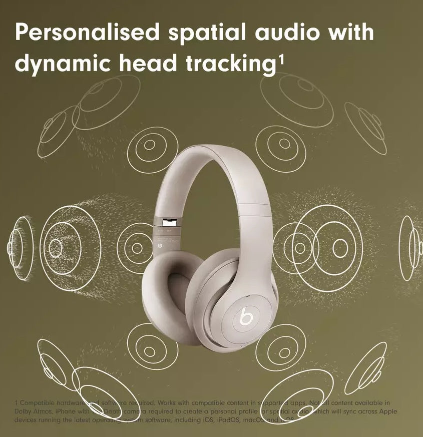Beats Studio Pro Wireless Bluetooth Noise Cancelling Headphones - Sandstone