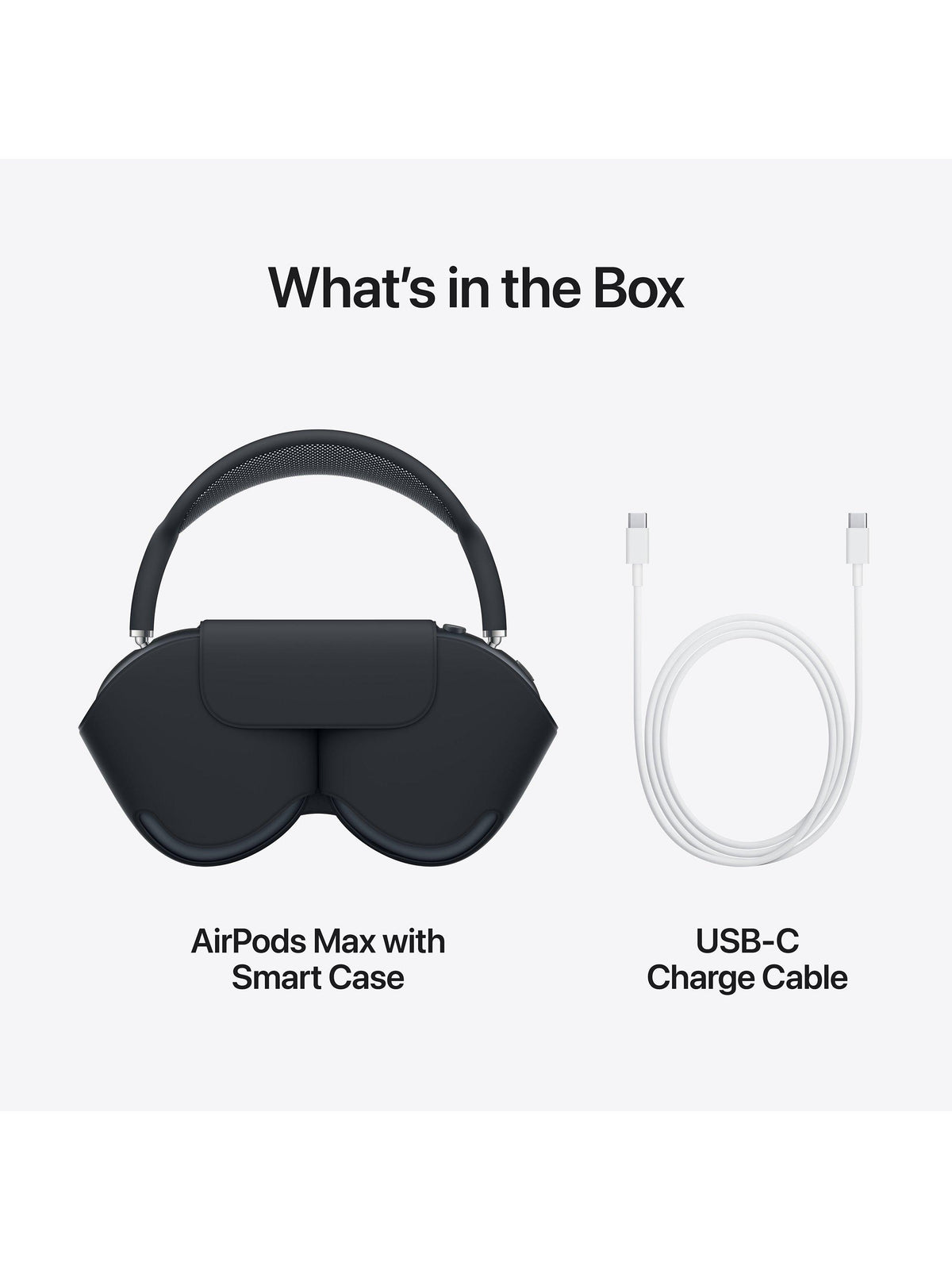 Apple AirPods Max USB-C ANC Wireless Bluetooth Over-Ear Headphones Midnight