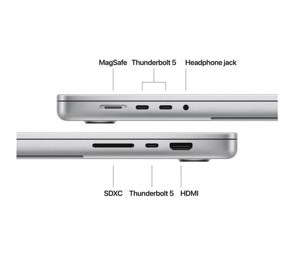Apple MacBook Pro 16" (2024) 512GB SSD 24GB RAM M4 Pro Laptop - Silver
