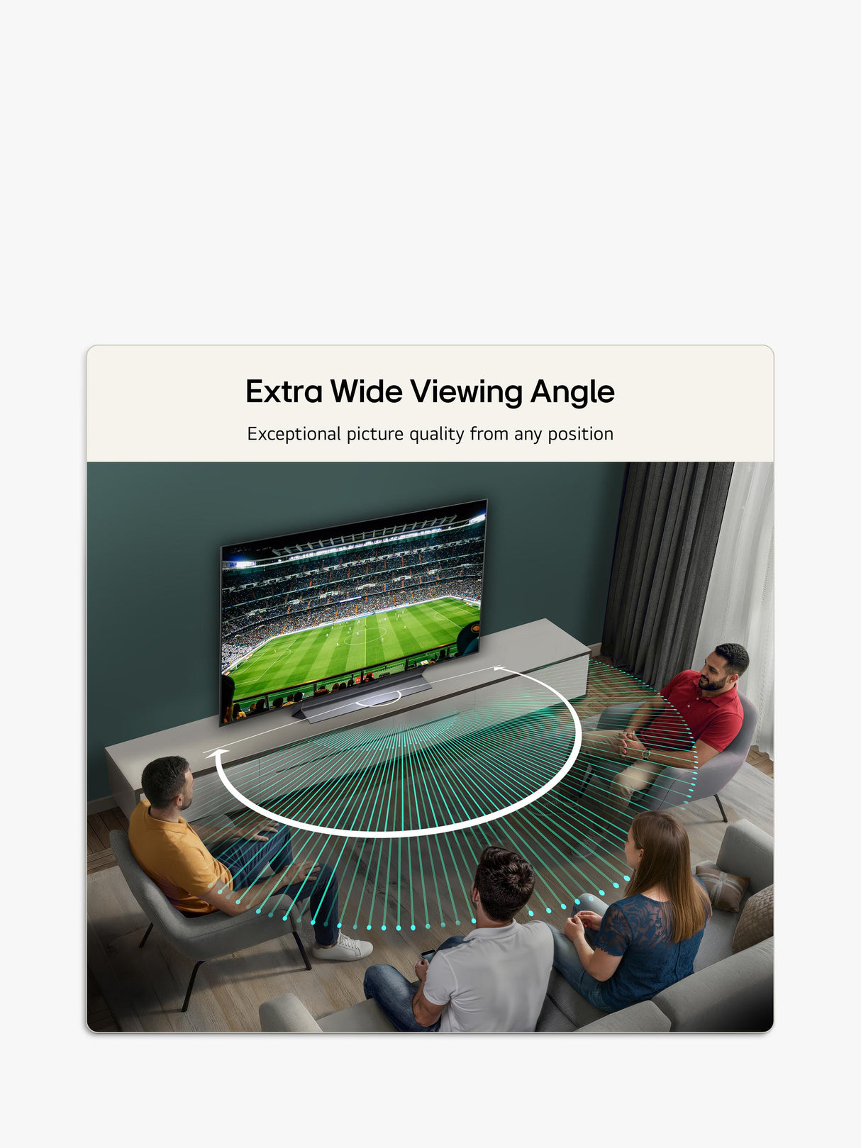 LG OLED55C64LA 55in OLED evo 4K HDR Ultra HD Smart AI TV 2026 Dolby Atmos