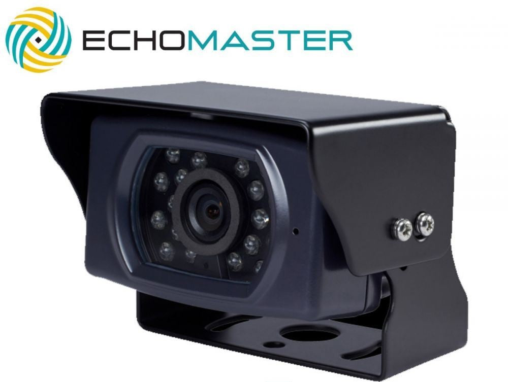 EchoMaster PCAM-IRF-P Commercial Reversing Camera Night Vision Parking Black