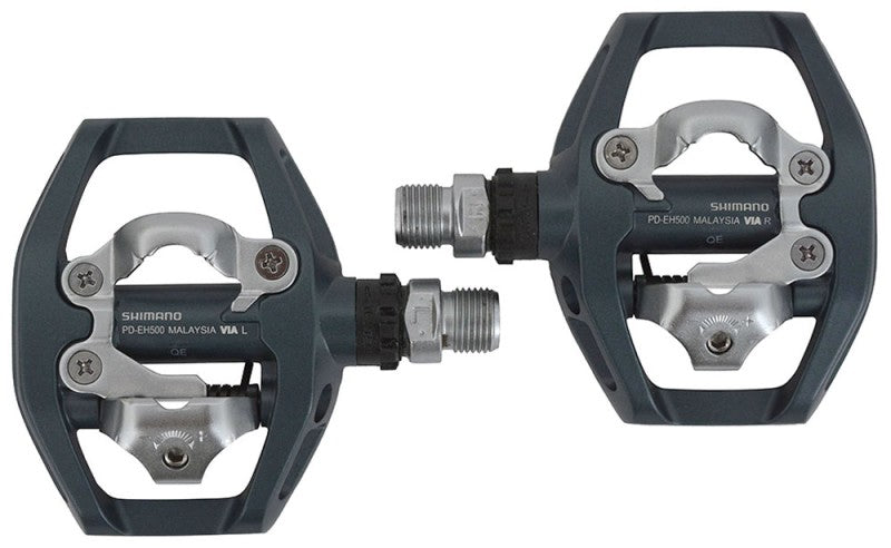 Shimano Bike Replacement Parts PD-EH500 SPD MTB Pedals With Cleats - Black